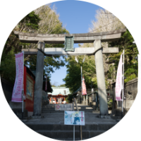 Torii gate of Kainan Shrine